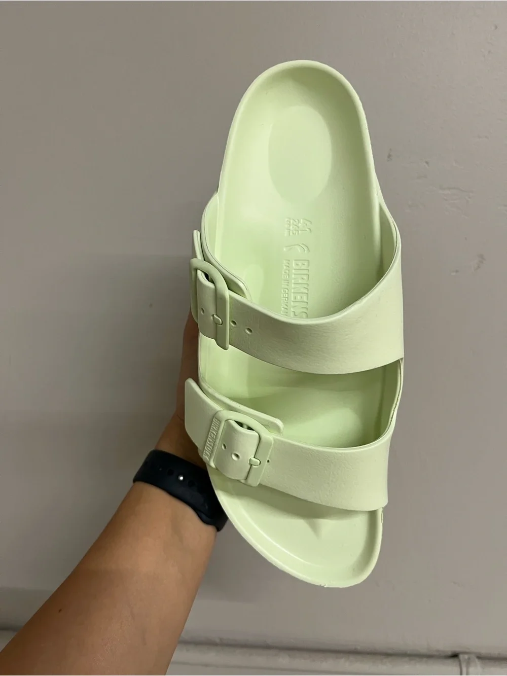 Birkenstock Arizona EVA Sandals in Pale Mint - Picture 2 of 4